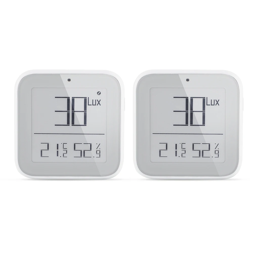

2021 Time Light Sensitive Temperature Humidity Sensor Work Bluetooth-compatible Smart Digital Room Humidity Sensor Light Meter