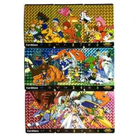9pcsset digimon digital monster refraction composite process toys hobbies hobby collectibles game collection anime cards