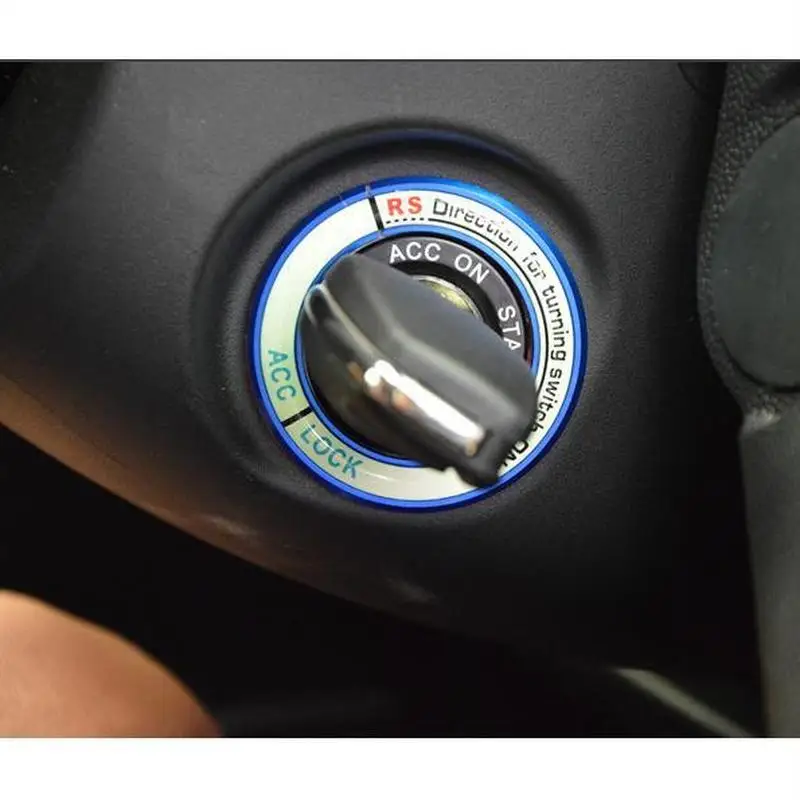 100% Аутентичное украшение для ключа зажигания Замочная скважина кольцо запуска