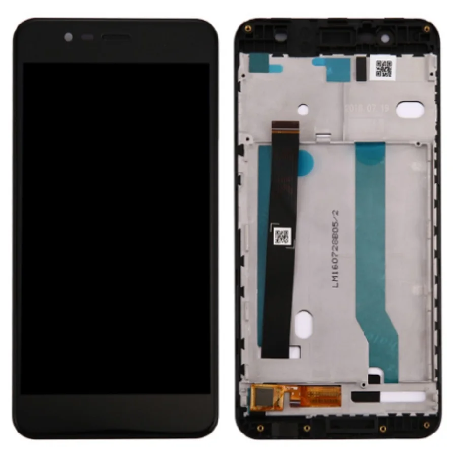 ЖК дисплей и сенсорный экран дигитайзер полная сборка с заменой рамы для ASUS Zenfone 3