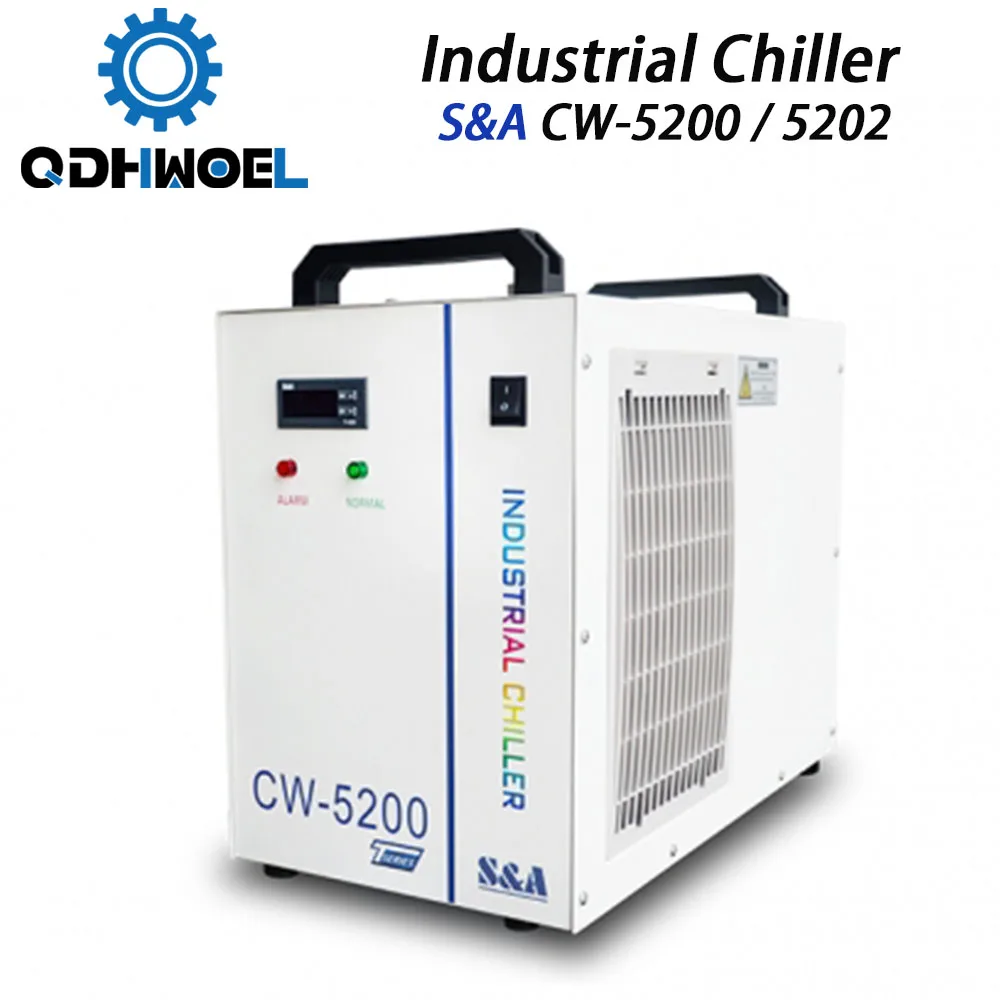 S & A CW5200 CW5202 промышленный воздушный охладитель воды для CO2 лазерной гравировки