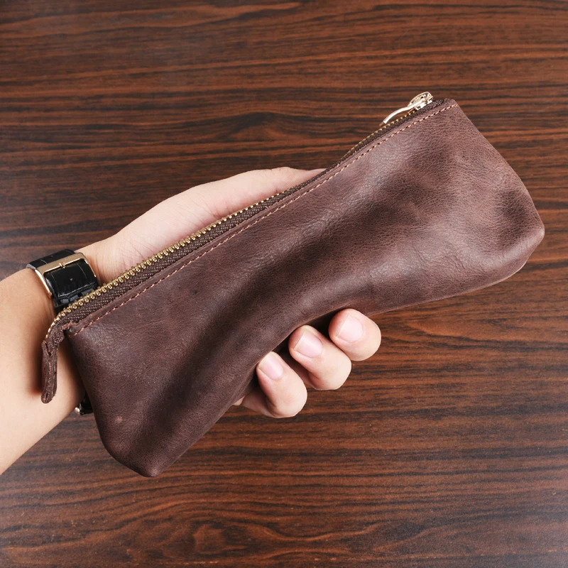 Винтажная Сумка карандаш из натуральной кожи лимитированная серия кошелек сумка