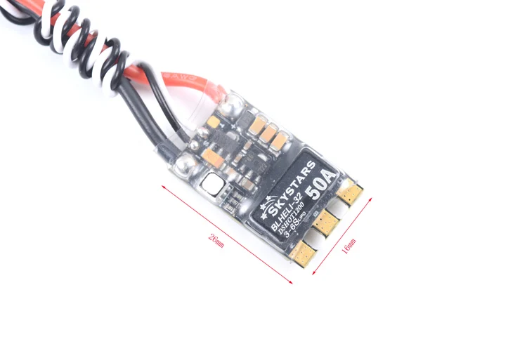 SKYSTARS высокое качество BLHeli_32 Бит 3-6S 50A бесщеточный ESC встроенный светодиодный