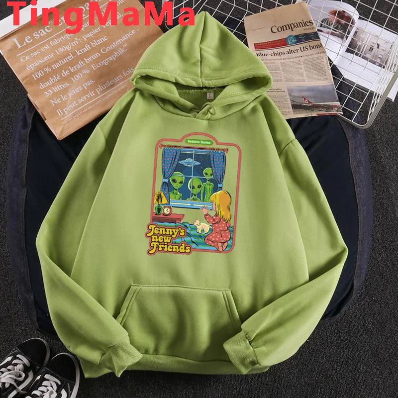 

Satan Demon Alien hoodies women 2021 harajuku female pullover y2k aesthetic