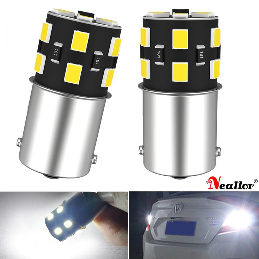 

Светодиодная лампа Canbus P21W 7506 1156 BA15S для указателей поворота, 2 шт.