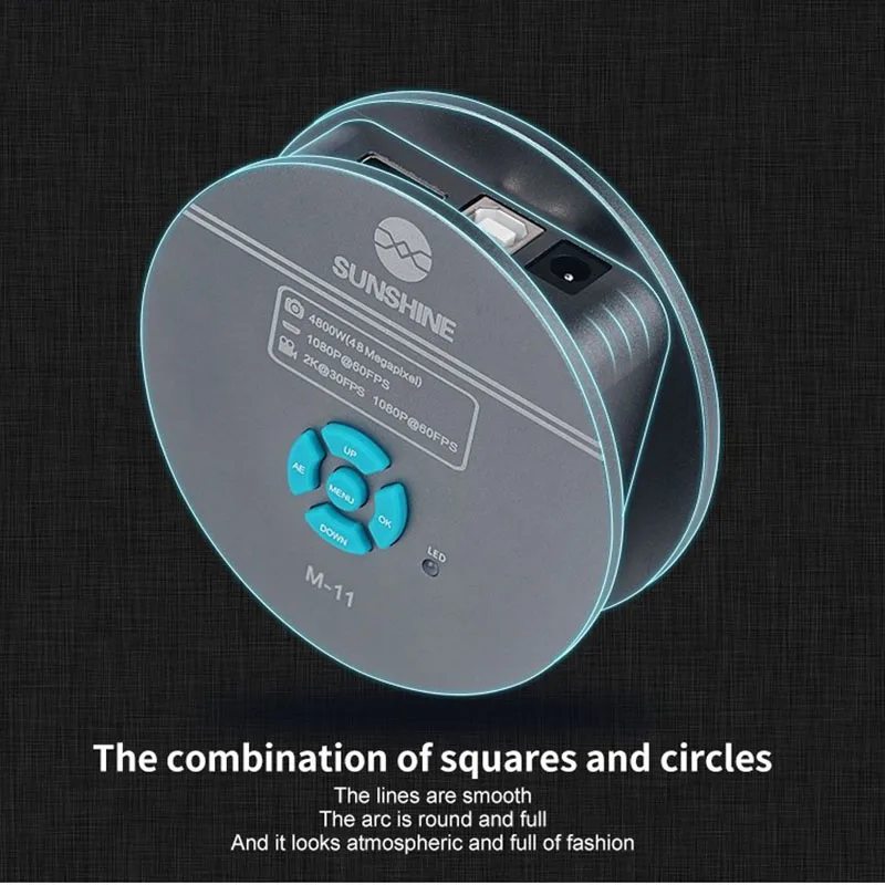 

Sunshine M-11 4800W Pixel HDMI Trinocular Microscope HD Camera Industrial Grade Camera For Mobile Phone Motherboard Repair Tool