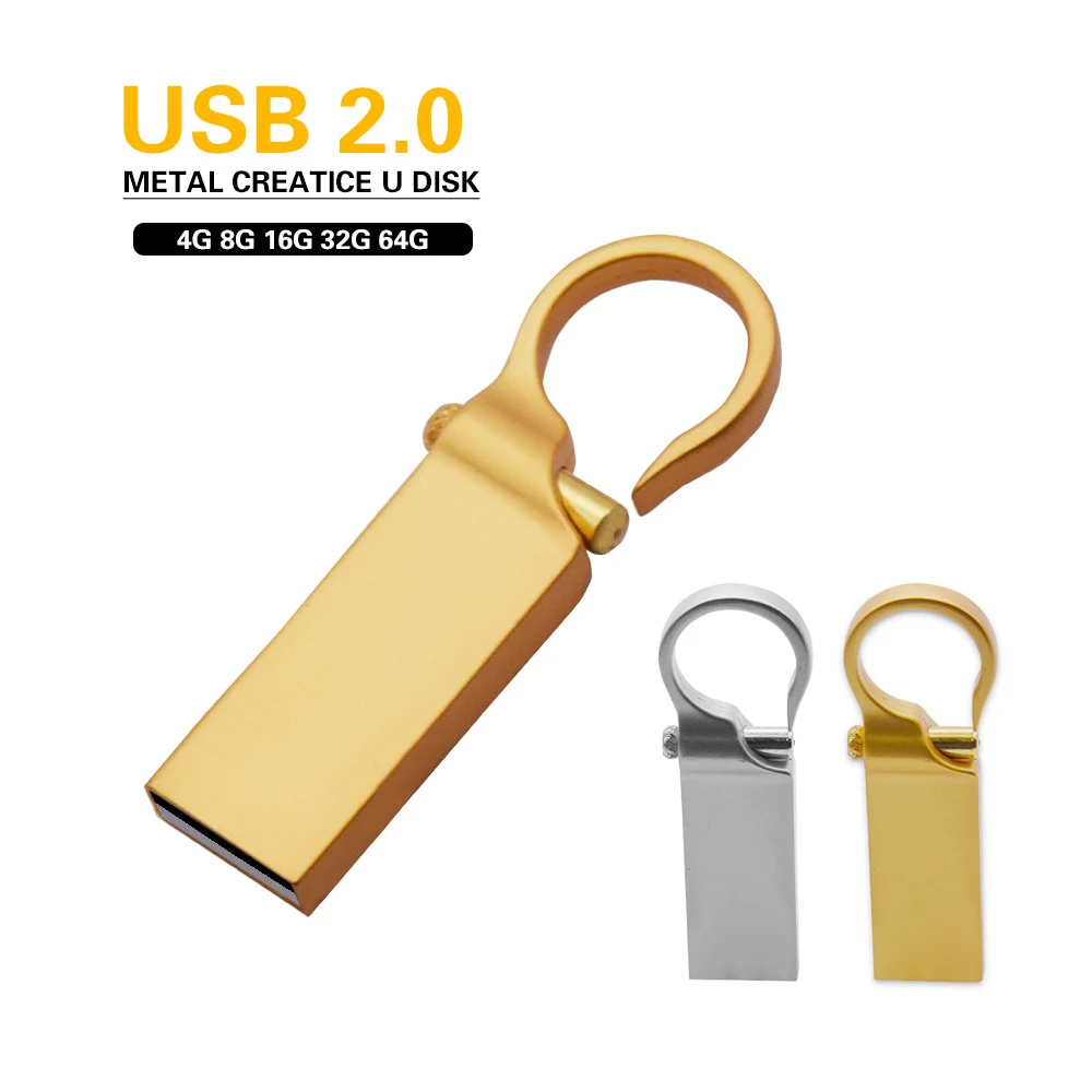 

Новые металлические Usb-флеш-накопители 2,0, 128 ГБ, 64 ГБ, 32 ГБ, флеш-накопитель, 16 ГБ, 8 ГБ, 4 Гб, U-диск, Usb 2,0, флешка, подарок, логотип на заказ