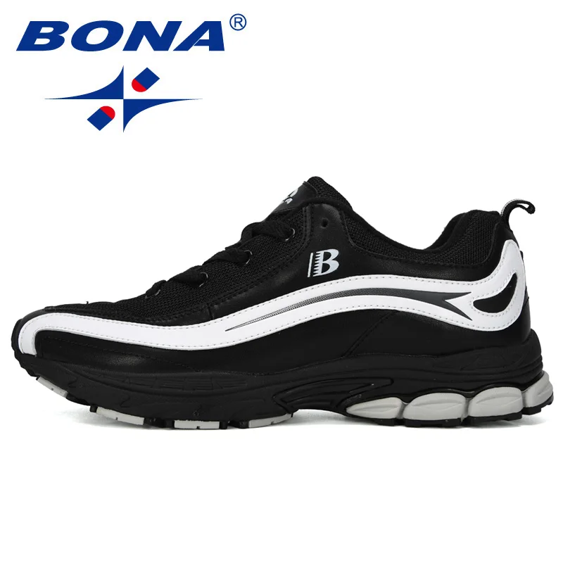 Кроссовки мужские BONA на шнуровке для бега | Спорт и развлечения