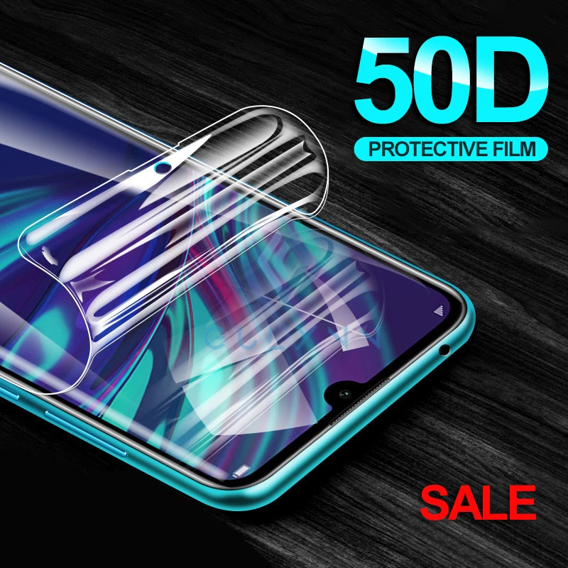 50D Защитная Гидрогелевая пленка для экрана Huawei P30 P40Pro P40 Honor 9x10 Lite 10i 20 30 30S Pro с