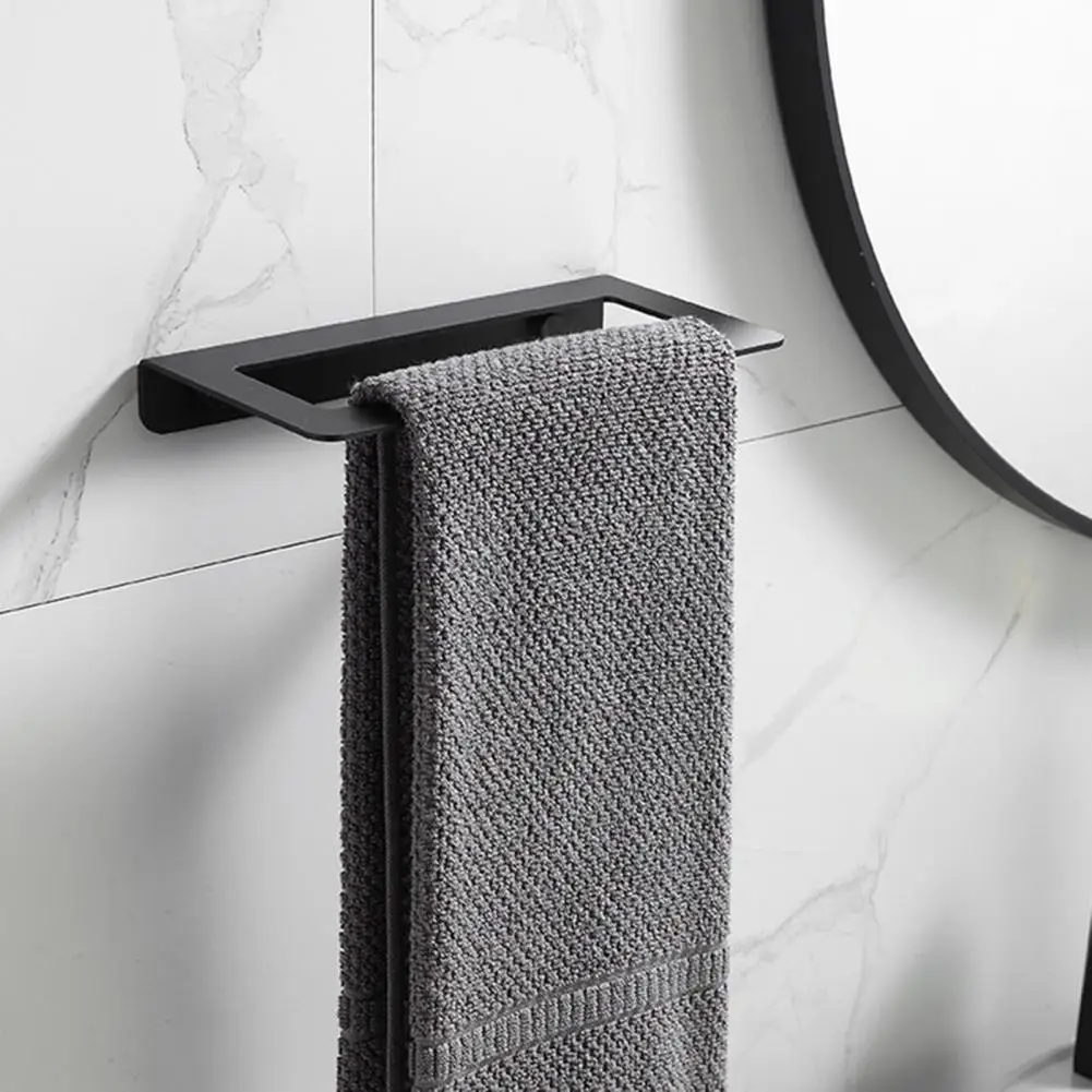 Алюминий Однослойная настенный перфорация Ванная комната Полотенца держатель