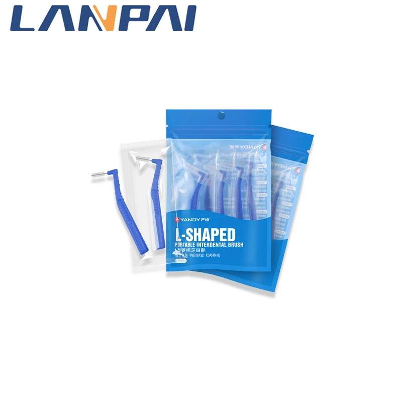 Lanpai 5 шт. зубной язык скребок для веганских материалов Зубная щётка кисти щелевая