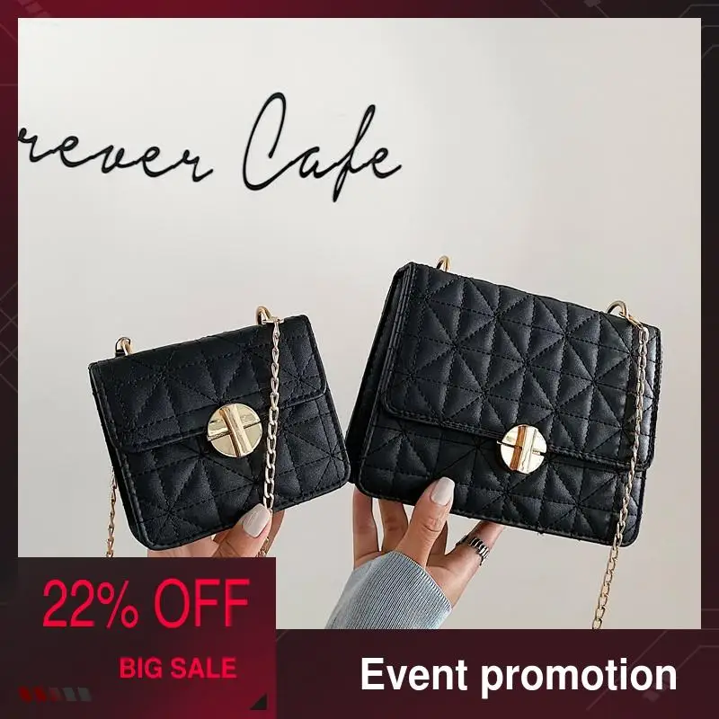 

bags for women 2020 new luxury handbags Fashion Mini Summer Small Square Bag Black Leather Designer Brand Shoulder Crossbody Bag