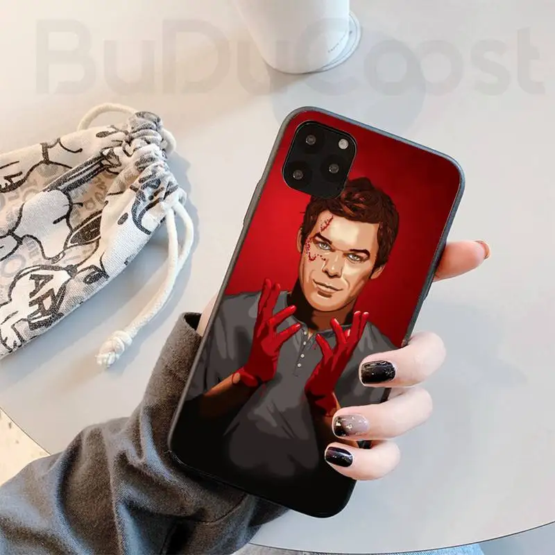 tv show dexter morgan phone case for iphone 8 7 6 6s plus x 5s se 2020 xr 11 12 pro mini pro xs max free global shipping