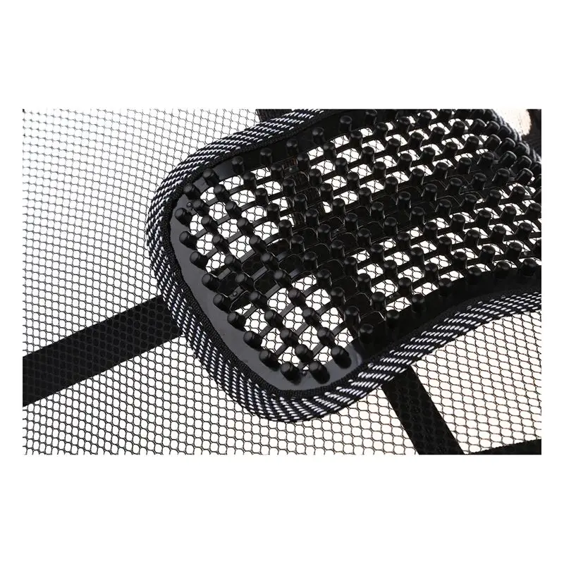 Сетчатые поясничные поддерживающие массажные бусины для автомобильного кресла