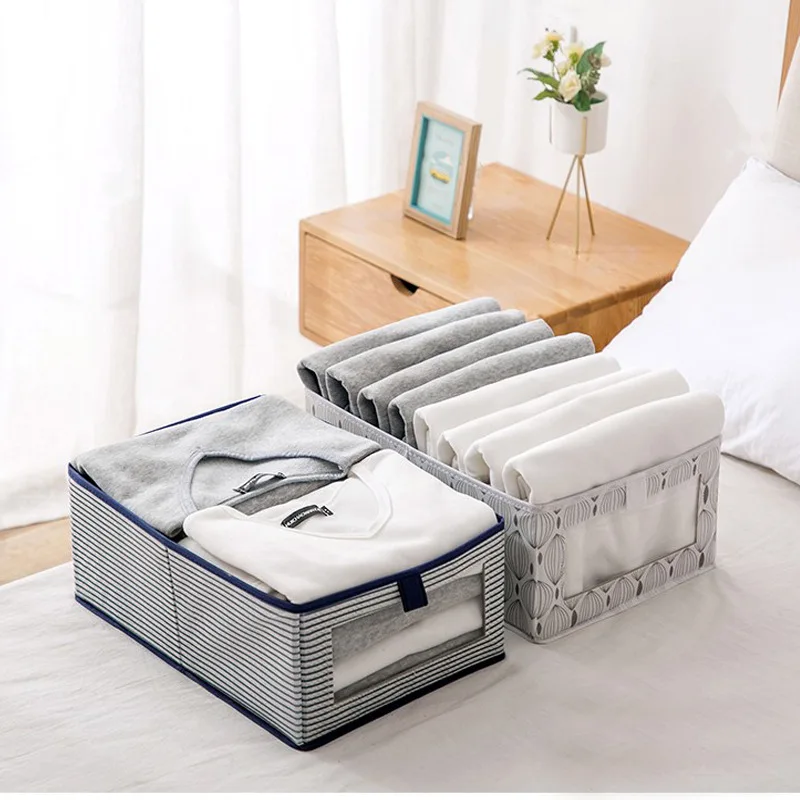 

Folding storage box without cover, sundries box, toy storage box, household hollow closet, clothes storage box