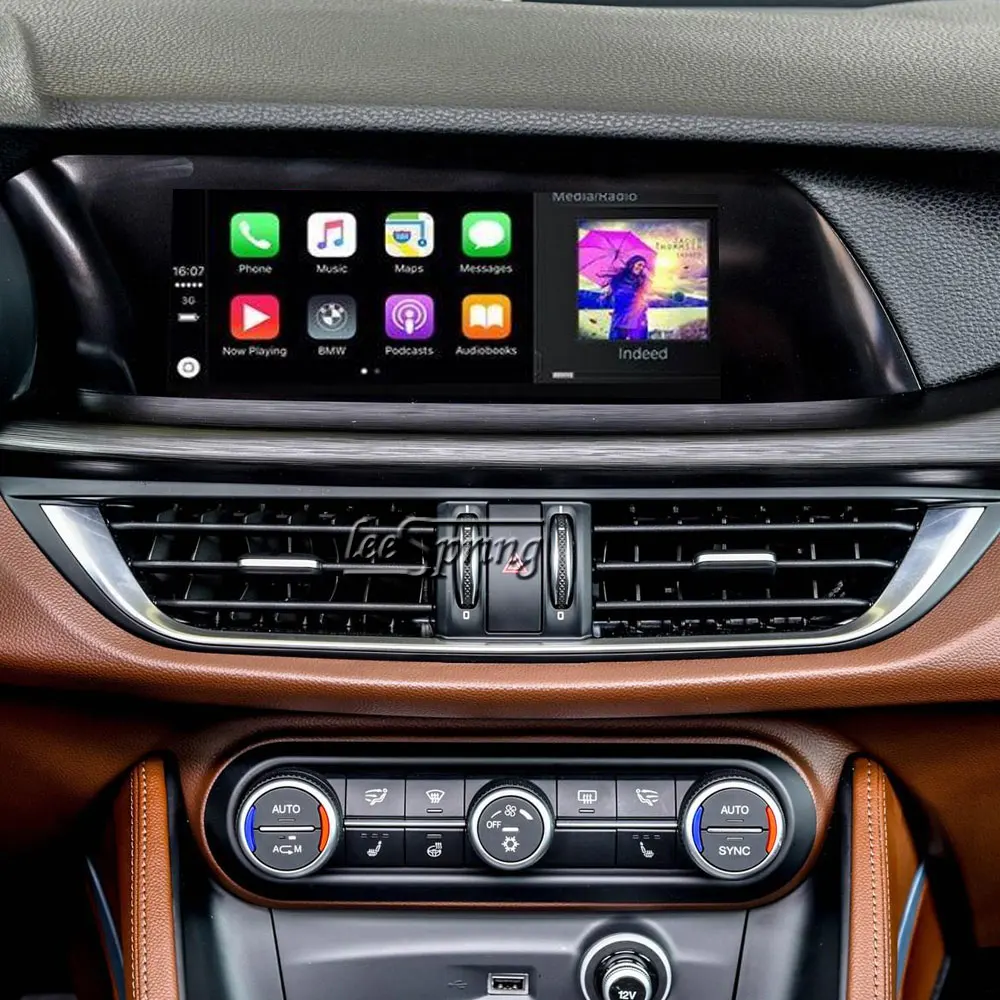 Автомобильный мультимедийный плеер 10 25 дюйма для Alfa Romeo Stelvio 2017 с GPS навигацией MP5