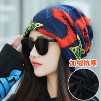 autumn and winter pullover hat plush thickened cold proof and warm bib womens month cap hot sale multicolor options
