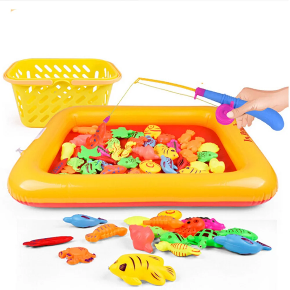 1 Набор/50 шт магнитные рыбные игрушки интересный игровой набор для рыбалки