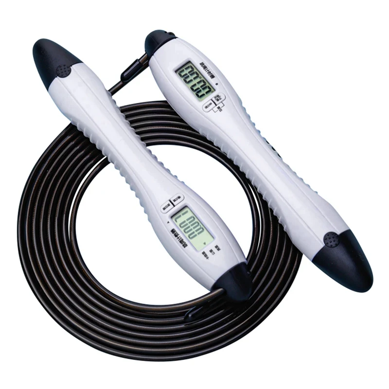 

Jump Rope with Counter Fitness Crossfit Tangle-Free Skipping Rope Speed Jumping Rope For Men Women Kids Workout Sports OK
