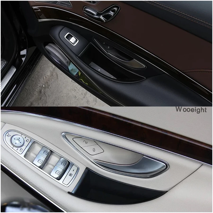 For Mercedes Benz W222 Car Accessories S-Class S300 S320 S350 S400 2014-2017 Auto Armrest Front Rear Door Handle Storage Box | Автомобили