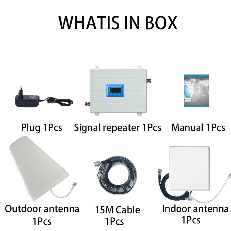 

GSM Repeater 2G 3G 4G Cellular Signal Amplifier 4G Cellular Amplifier GSM 900 1800 2100 Mobile Signal Booster 4g Repeater
