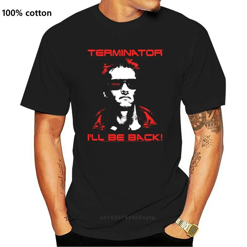 

Мужская футболка на день рождения Terminator Schwarzenegger