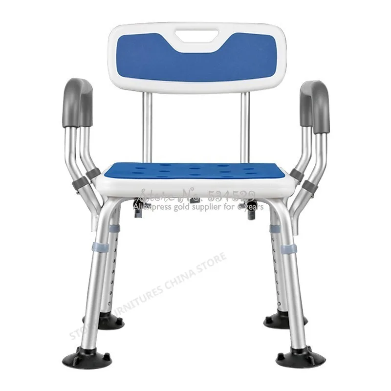 38% стул для туалета пожилых сиденье душа из алюминиевого сплава с регулируемой