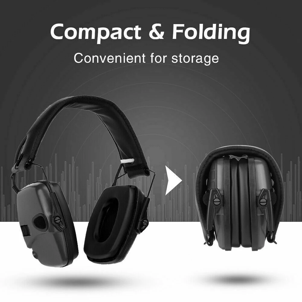 

2021 Tactical Electronic Earmuff For Hunting Shooting Headphones Noise Reduction Hearing Protective Ear Protection For Shooting