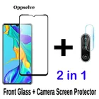 Защитное стекло 2 в 1 для Huawei P30, P20 Lite, Pro Mate 20, 30 P, Защитная пленка для объектива камеры, закаленное стекло