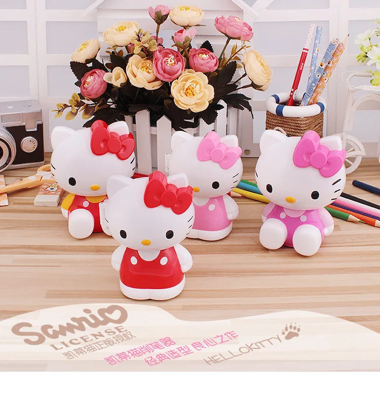 TOPSTHINK канцелярские карандаши точилка ручка поставщик креативная hello kitty Новинка