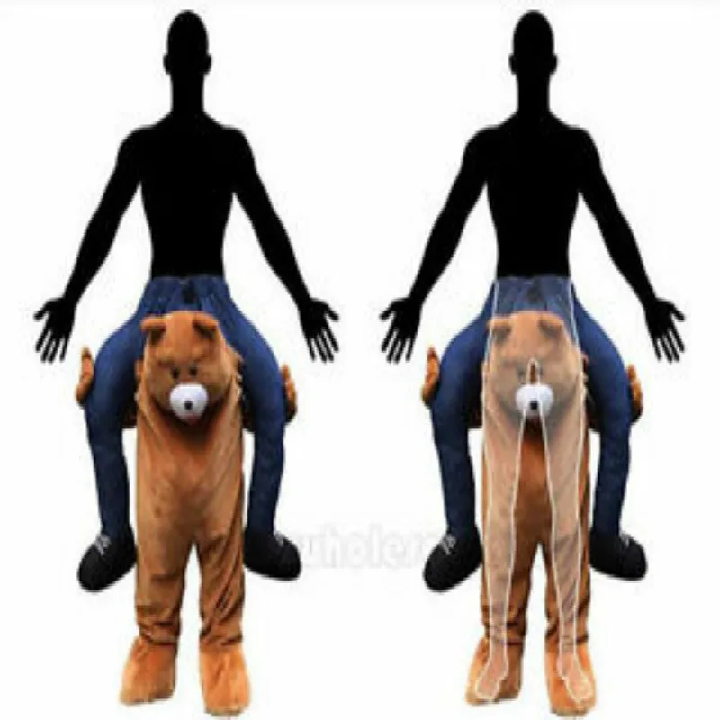 Костюм талисмана с изображением коричневого медведя вечерние костюмы для