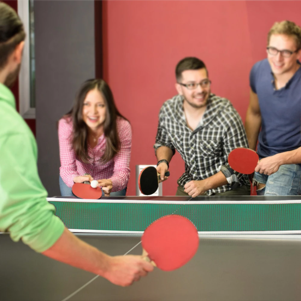 

Portable Table Tennis Set Retractable Ping Pong Post Net Rack Ping Pong Paddles Quality Table Tennis Rackets Ping Pong Training