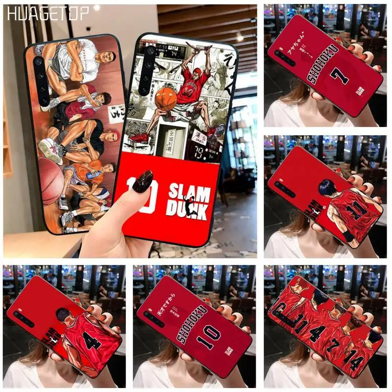 

HUAGETOP Slam dunk anime manga Custom Soft Phone Case For OPPO Realme 6 Pro Realme C3 5 Pro C2 RENO2-Z A11X