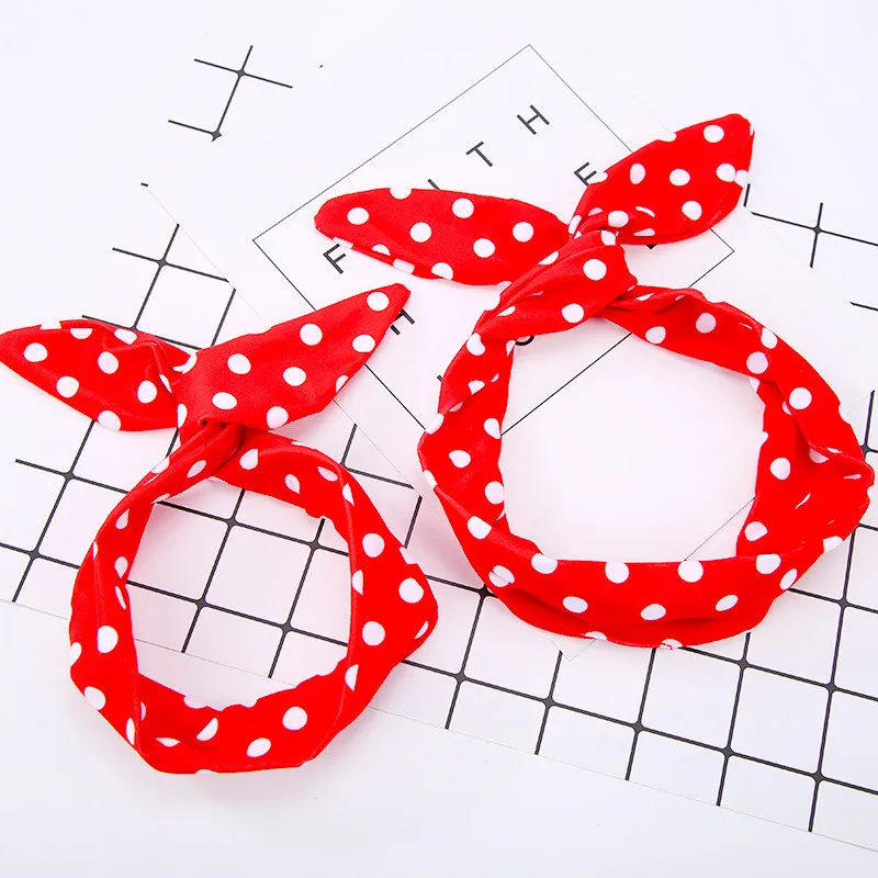 Повязка на голову с бантом для мамы и ребенка 2 шт.|Заколки плетения кос| |