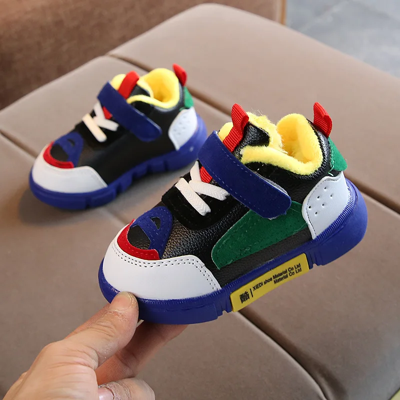 JUSTSL Children's Keep Warm Winter Cotton Shoes Kids Sports Sneakers Baby Boys Girls Toddler Infant First Walk | Детская одежда и