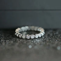 rings women ring size 6 10 wedding jewelry metal white zircon round cut ring