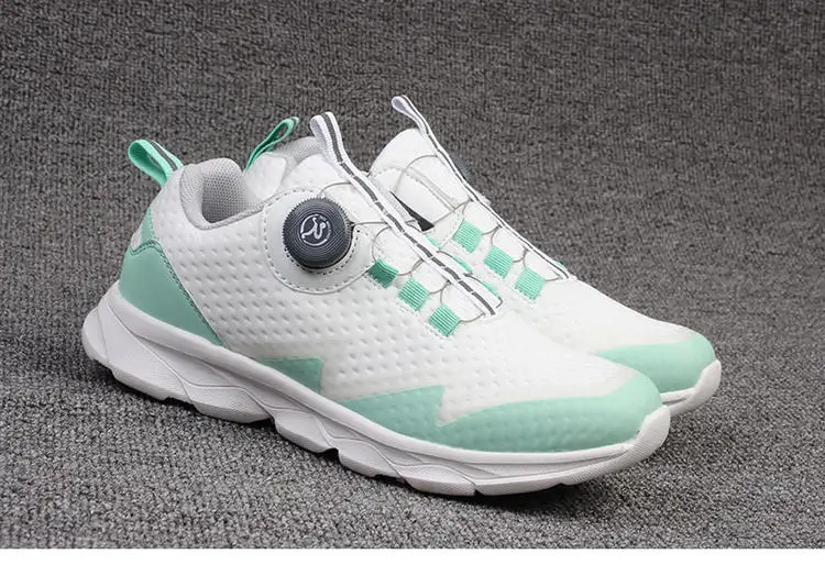 

Women marathon ultra-light running jogging shoes ladies shockproof rotating buckle mesh breathable sports training sneakers