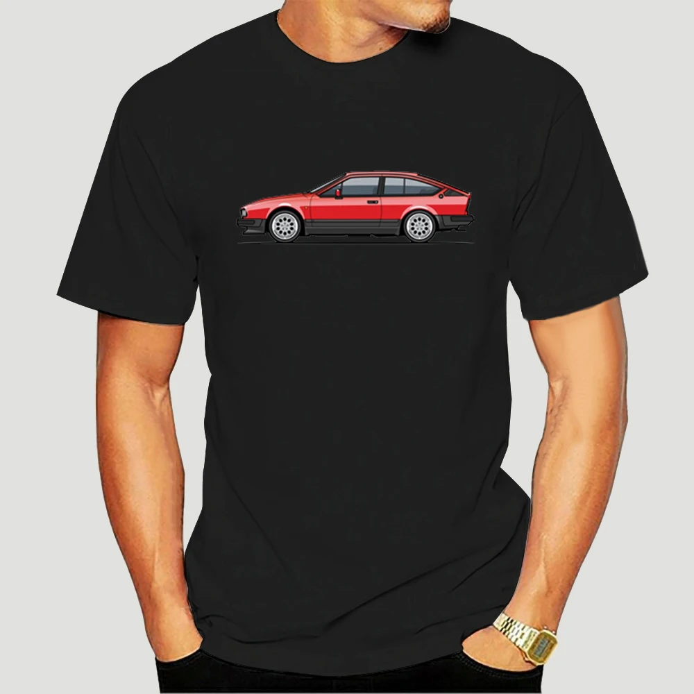 

Men tshirt Alfa Romeo GTV6 Unisex T Shirt Printed T-Shirt tees top 0430D