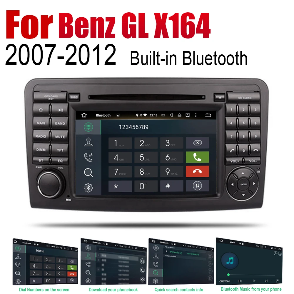 Android автомобильный DVD GPS Navi для Mercedes Benz GL X164 2007 ~ 2012 NTG плеер навигация WiFi BT Mulitmedia