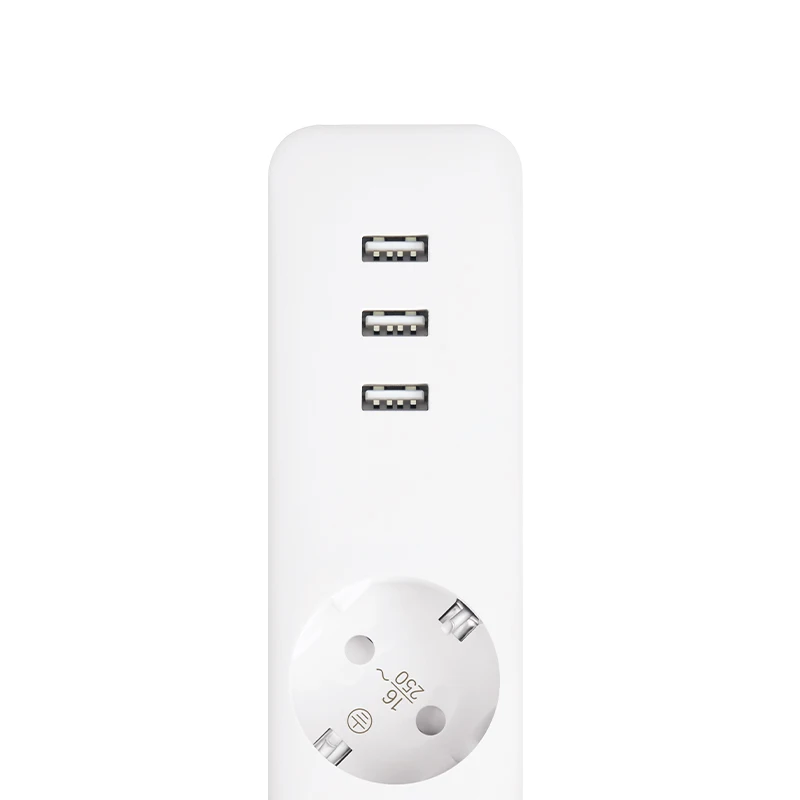 Глобальная версия оригинальная розетка Xiaomi Mijia 3 разъема порта USB большой разъем