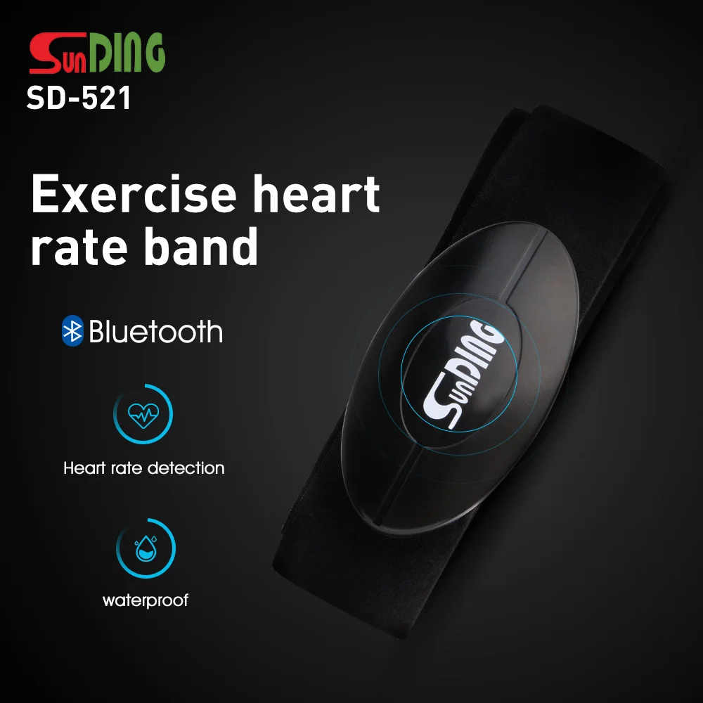 Suding монитор сердечного ритма нагрудный ремень Bluetooth 4 0 Беспроводной Фитнес Смарт