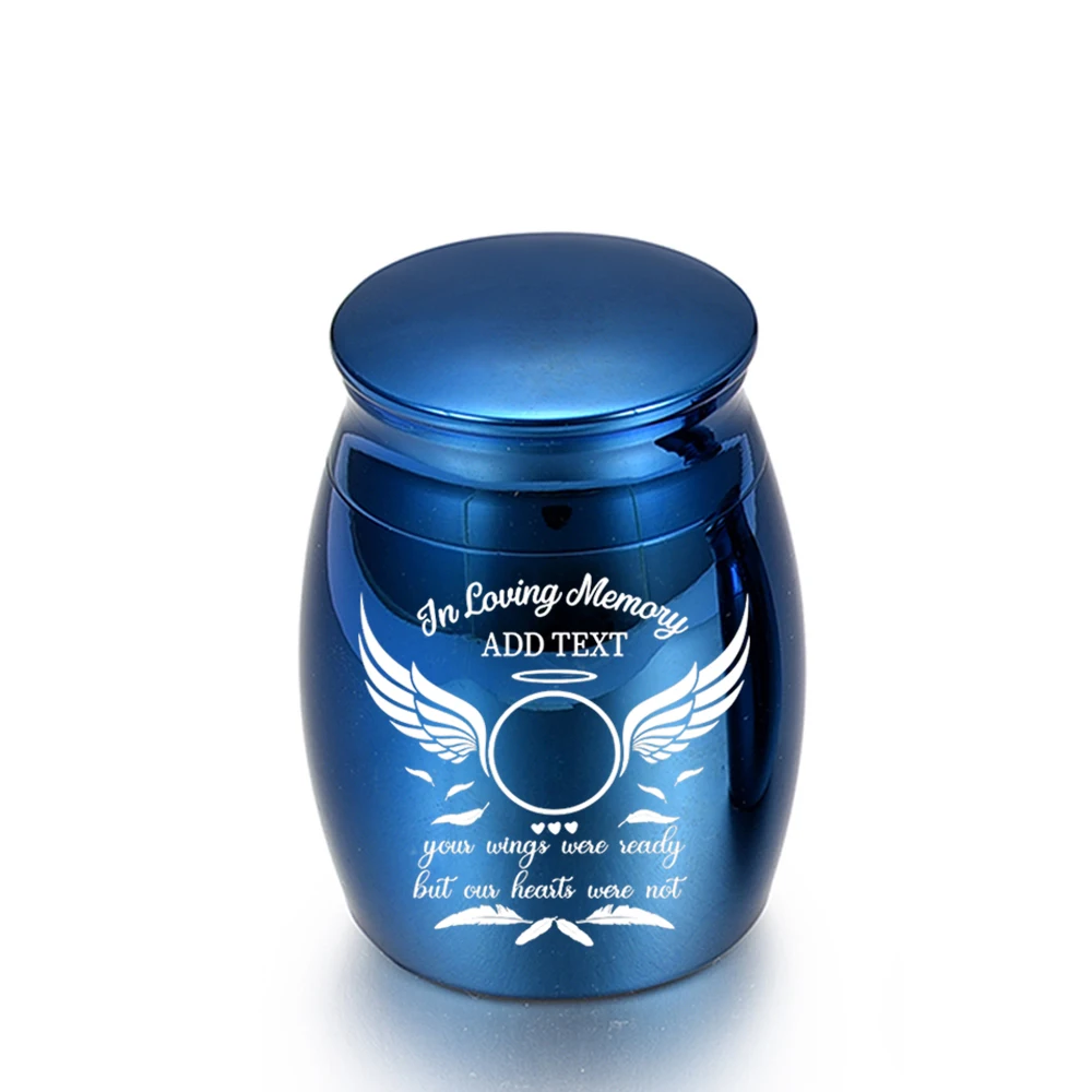 Cremation Urn for ashes angel wings Ashes holder Memorial To Commemorate The Death Of a Loved One/Pet-5color |