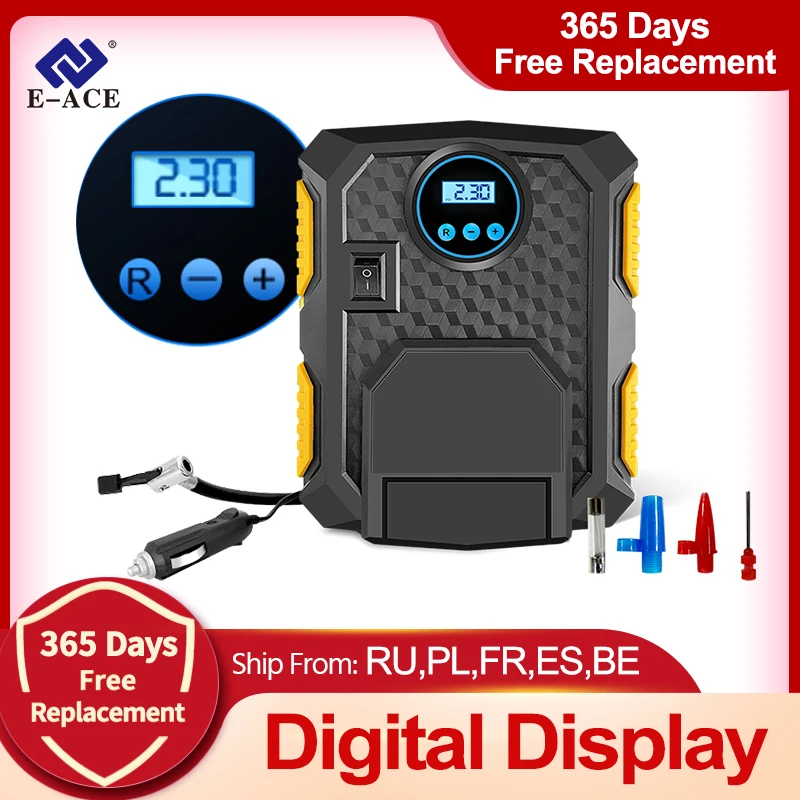 Шинный Насос светодиодный цифровой Дисплей шины надувной насос 12V