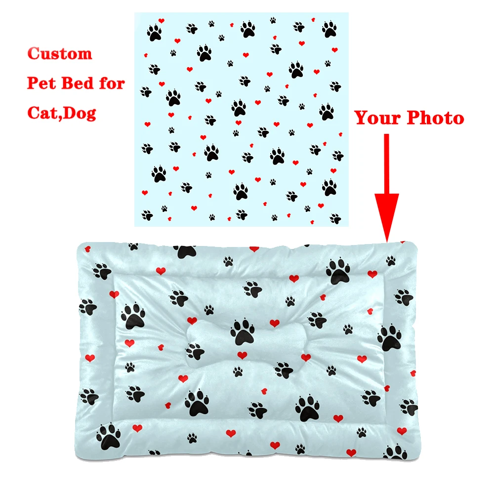 Персонализированный мягкий коврик для питомцев Короткие Плюшевые ботинки