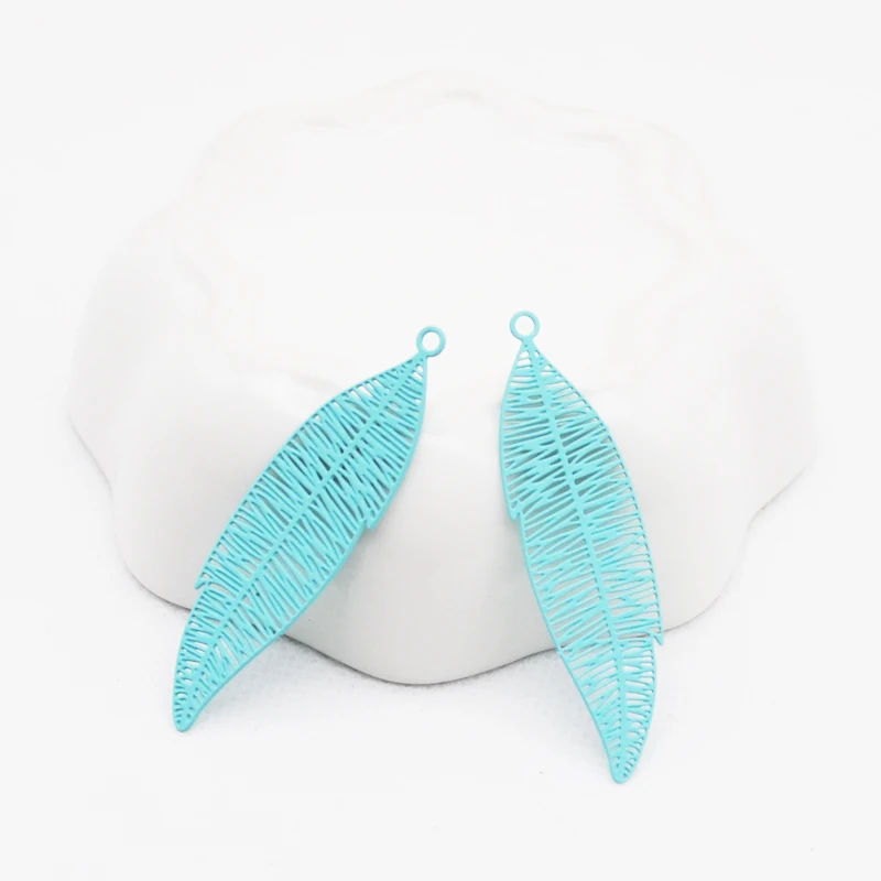 20 шт./лот новинка милые туфли-лодочки с филигранными Перо очарование Материал