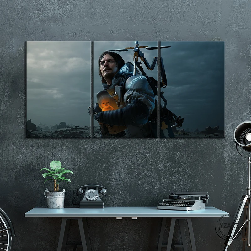 Игровой плакат Сэм Поттер смерти игровой постер на холсте настенное искусство