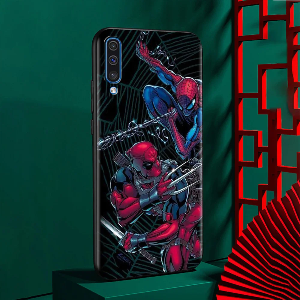 Чехол для Samsung Galaxy A50 A70 A10 A30 A20E A20S A40 A30s A20 M31 M30s M31s M51 M11 M01 M12 M22 чехол Человек-паук
