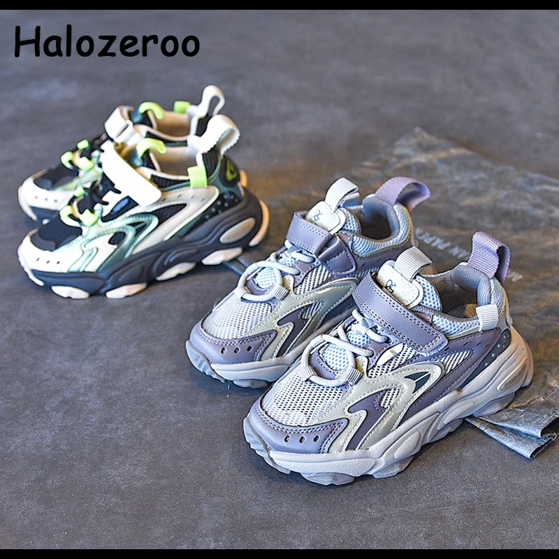 

2021 Autumn Kids Sport Sneakers Baby Boys Running Shoes Children Mesh Casual Sneakers Girls Brand Chunky Sneakers Trainers New