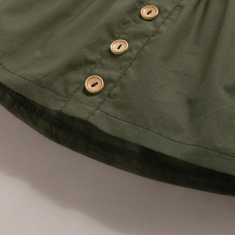 

Summer Baby Girls Casual Clothing Set Children Trumpet Sleeve Print T-shirt + Skirts Children Clothing Outfit 1-4T