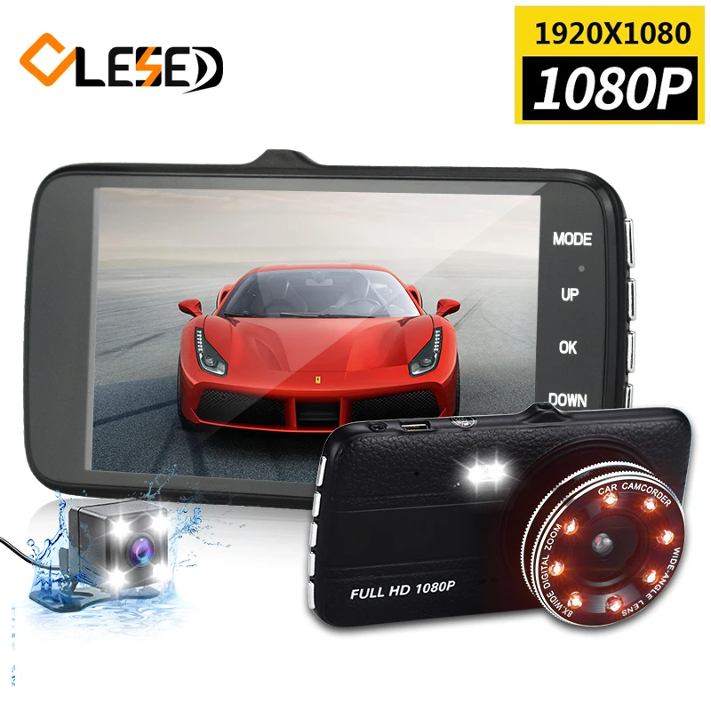 Автомобильный видеорегистратор с двойным объективом автомобильная камера